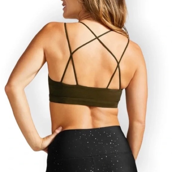 Peloton “Speed Up” Green Sports Bra - Women’s Size Medium - Picture 2 of 4